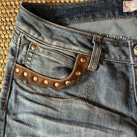 Wrangler Twenty X Houston Lowest rise slim fit Western Jeans Sz 7 - Picture 5 of 11